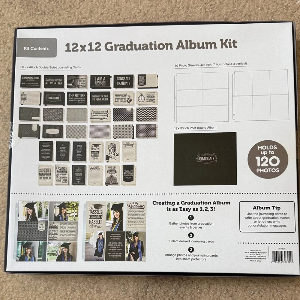 We R Memory Keepers Graduation Album Kit - Black